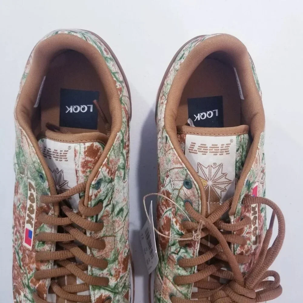 LQQK Studios X REEBOK Classic Leather Sneakers Men Size 11 GY7110 GREEN CAMO
